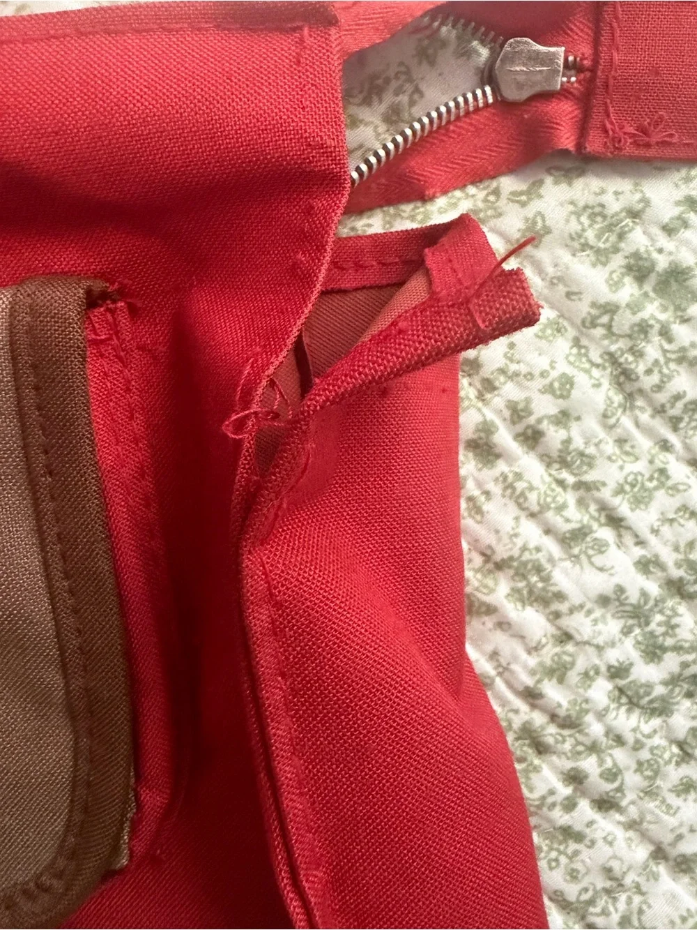 Vintage Multi-Pocket Canvas Tote Bag (1970s)
